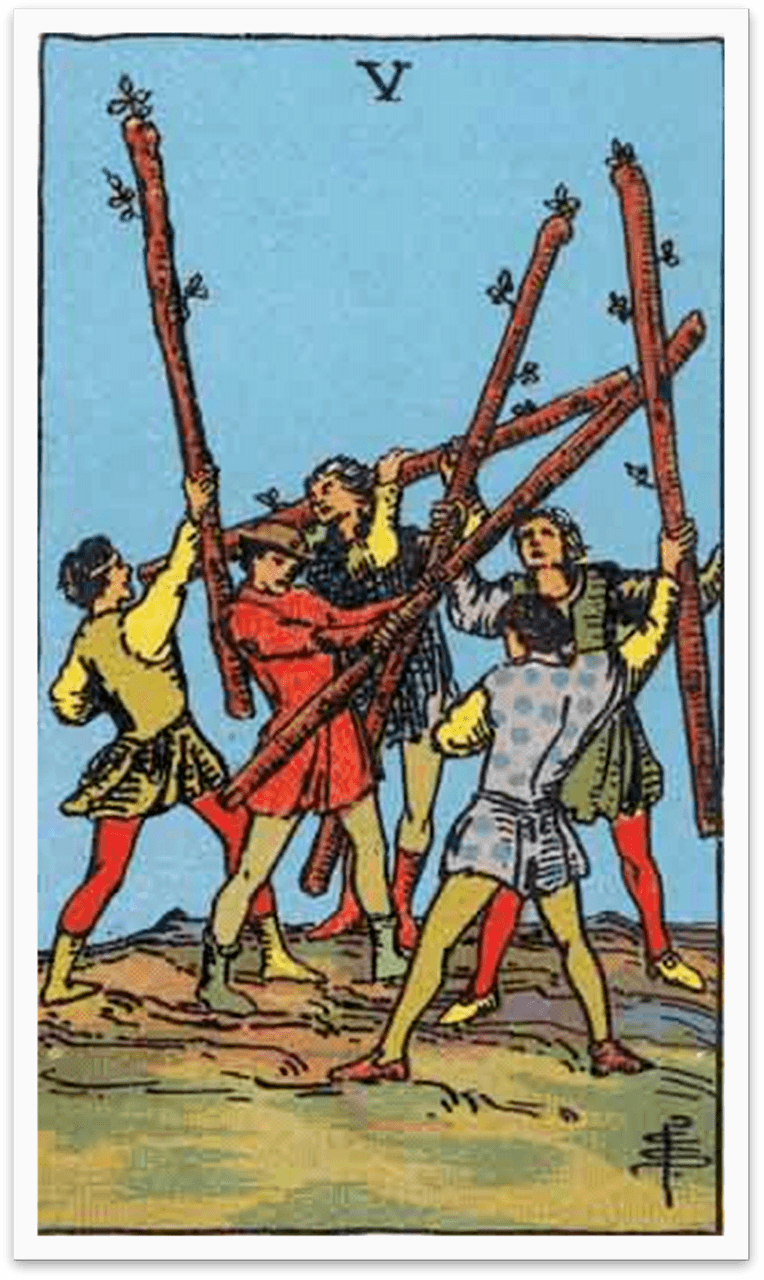 Five of Wands